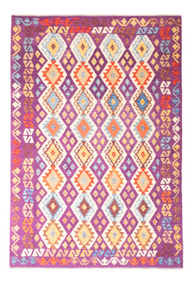 Tapis Kelim - Splash - 256 x 178 cm - multicolore
