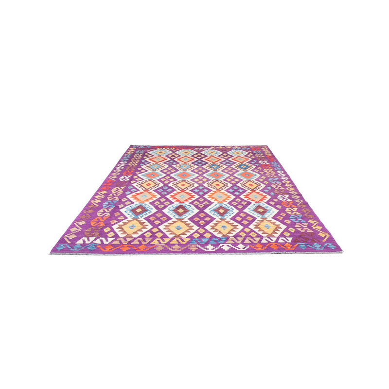 Tapis Kelim - Splash - 256 x 178 cm - multicolore