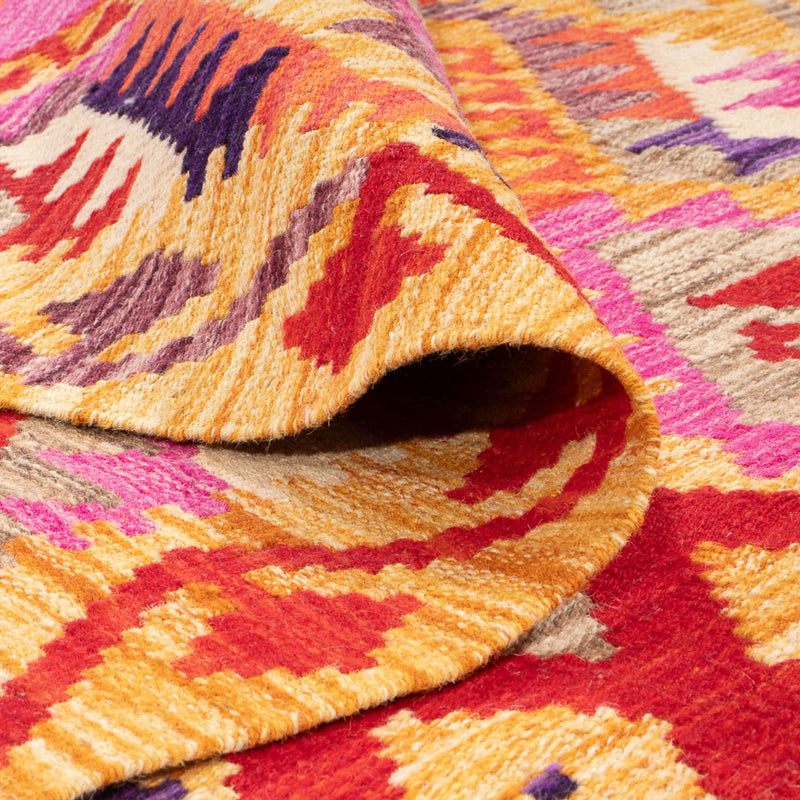 Tapis Kelim - Splash - 236 x 177 cm - multicolore