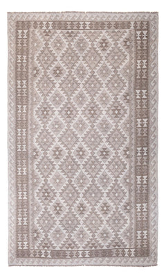 Tapis Kelim - Tendance - 296 x 186 cm - gris