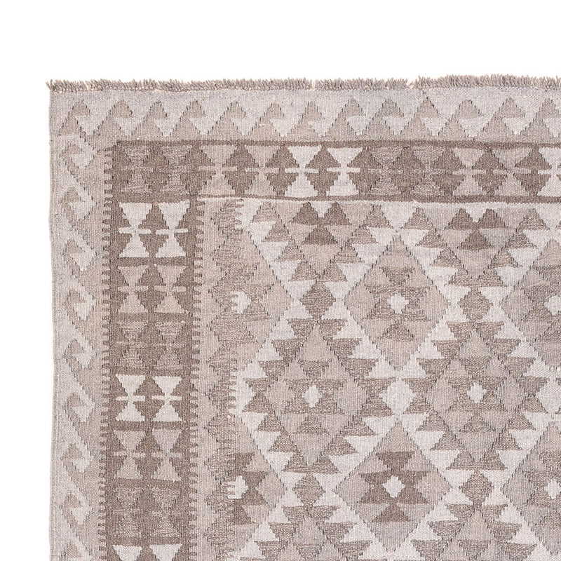 Tapis Kelim - Tendance - 296 x 186 cm - gris