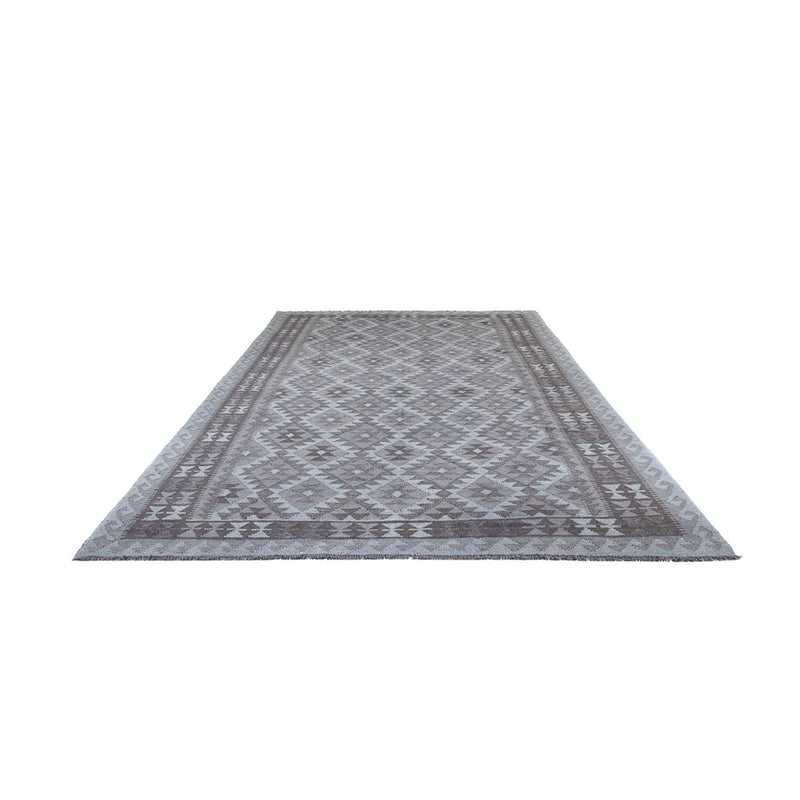 Tapis Kelim - Tendance - 296 x 186 cm - gris