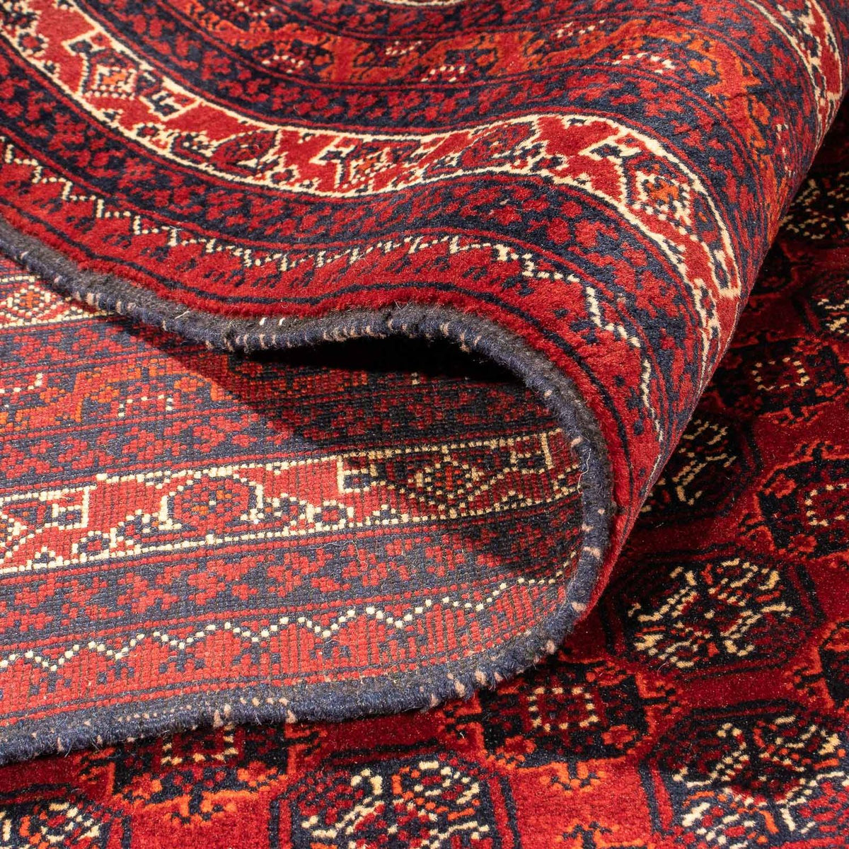 Tapis afghan - Boukhara - 300 x 200 cm - rouge