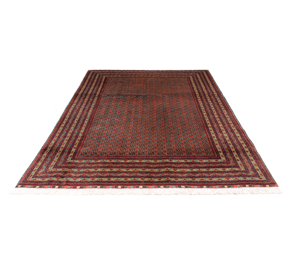 Tapis afghan - Boukhara - 304 x 200 cm - multicolore