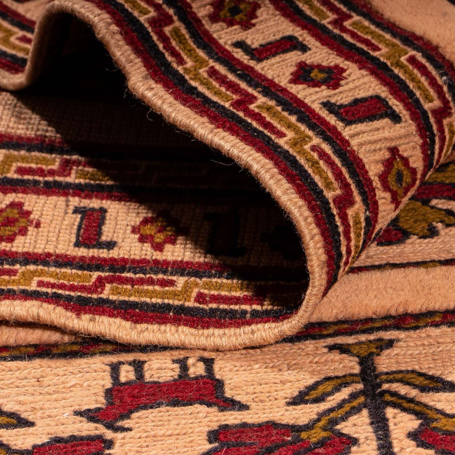 Tapis Kelim - Oriental - 180 x 140 cm - marron