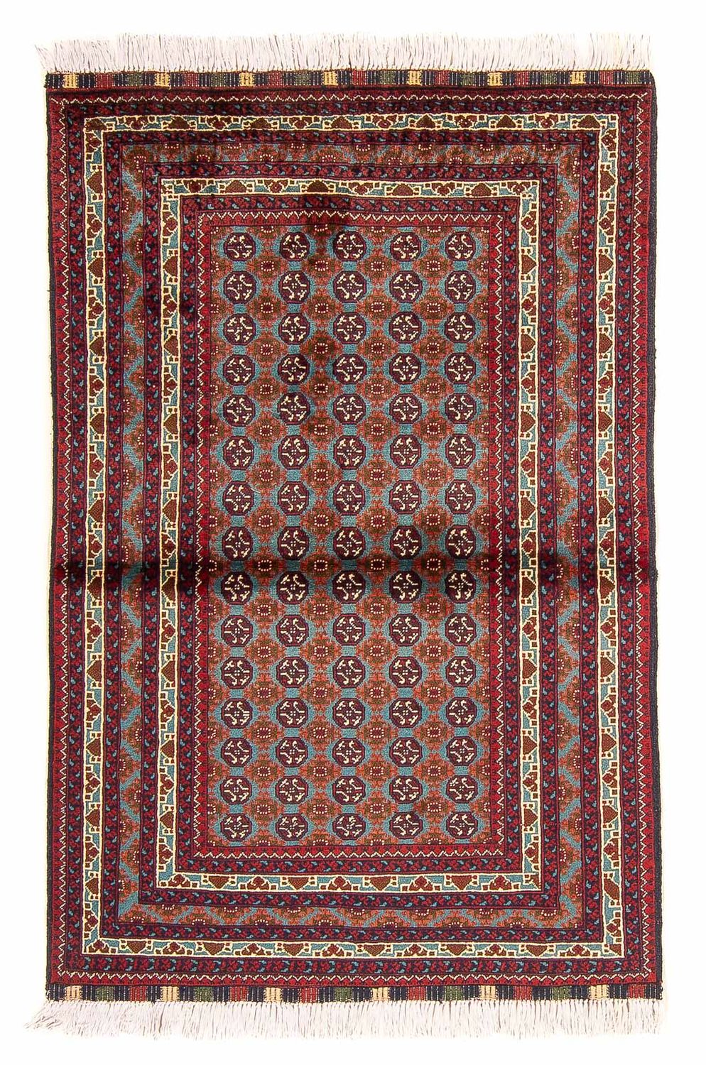 Tapis afghan - Boukhara - 150 x 100 cm - multicolore