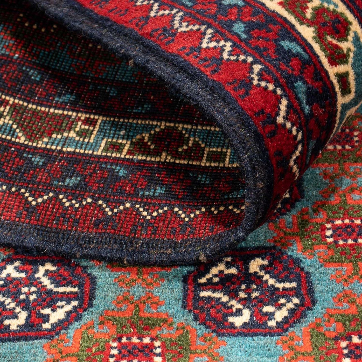 Tapis afghan - Boukhara - 150 x 100 cm - multicolore