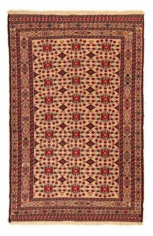 Tapis Kelim - Oriental - 200 x 126 cm - marron clair