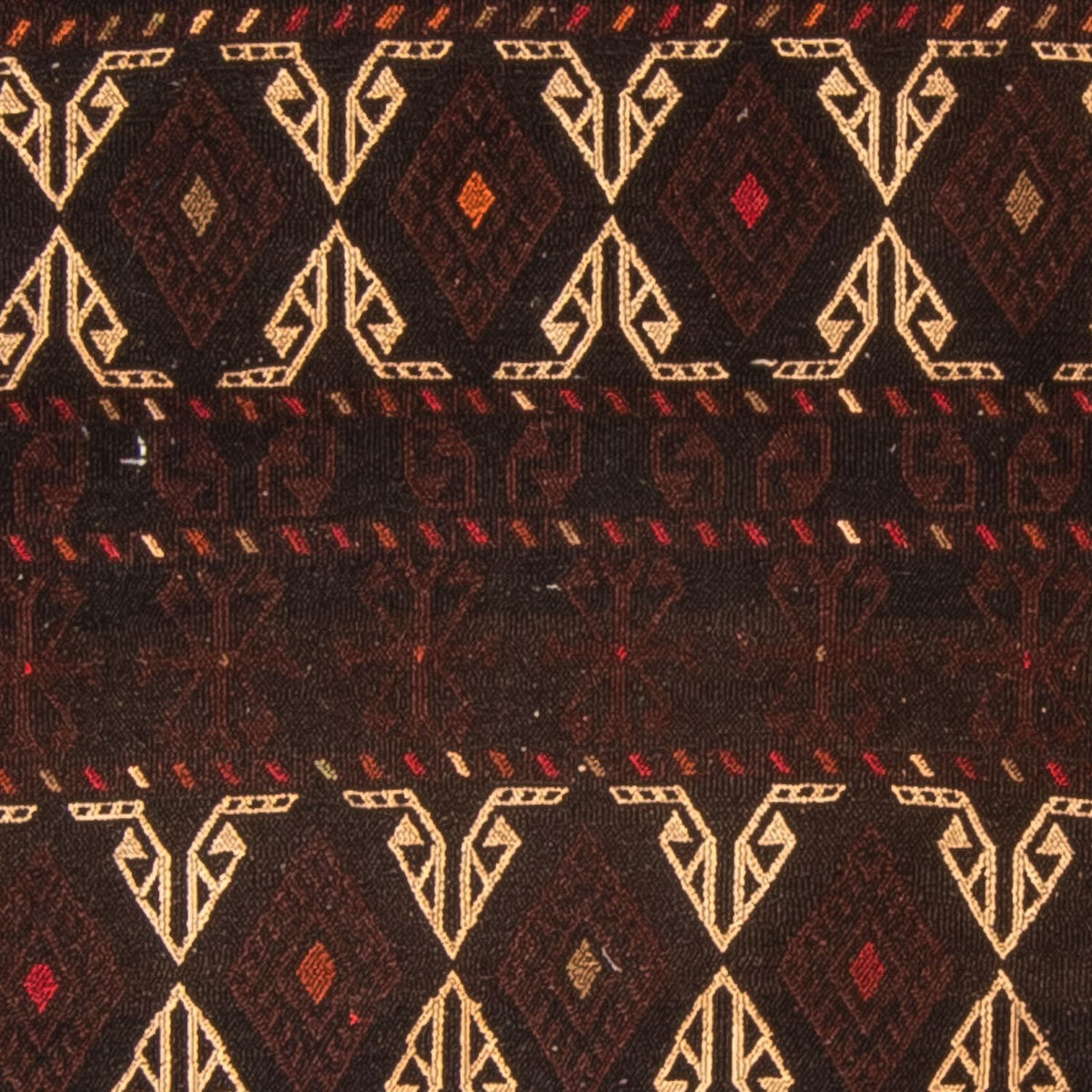 Tapis Kelim - Oriental - 178 x 118 cm - marron