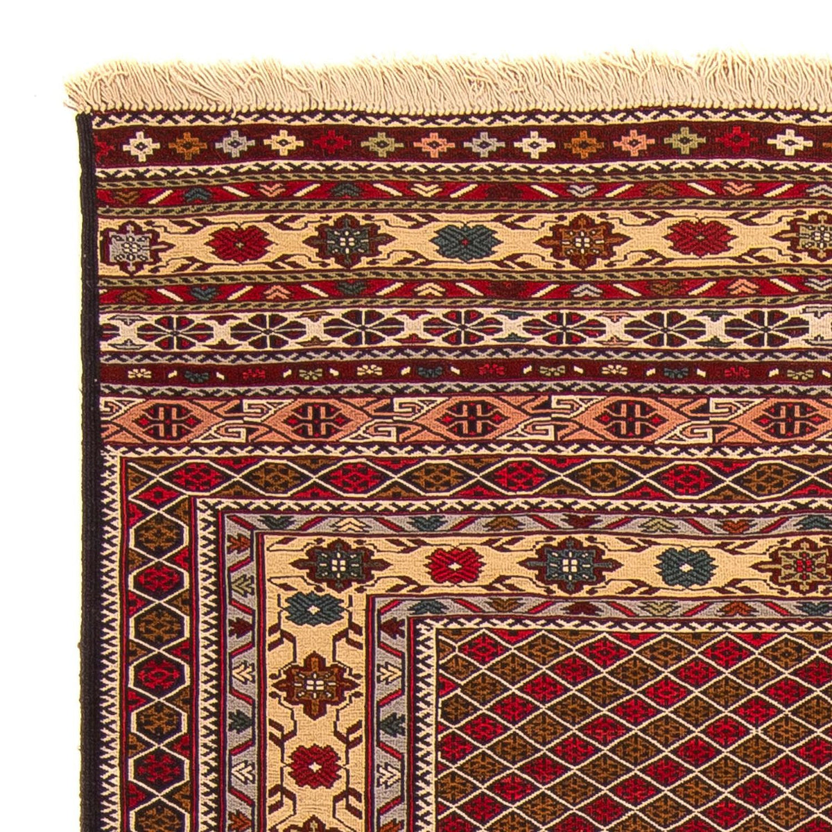 Kilim afghan Tapis 125x207cm