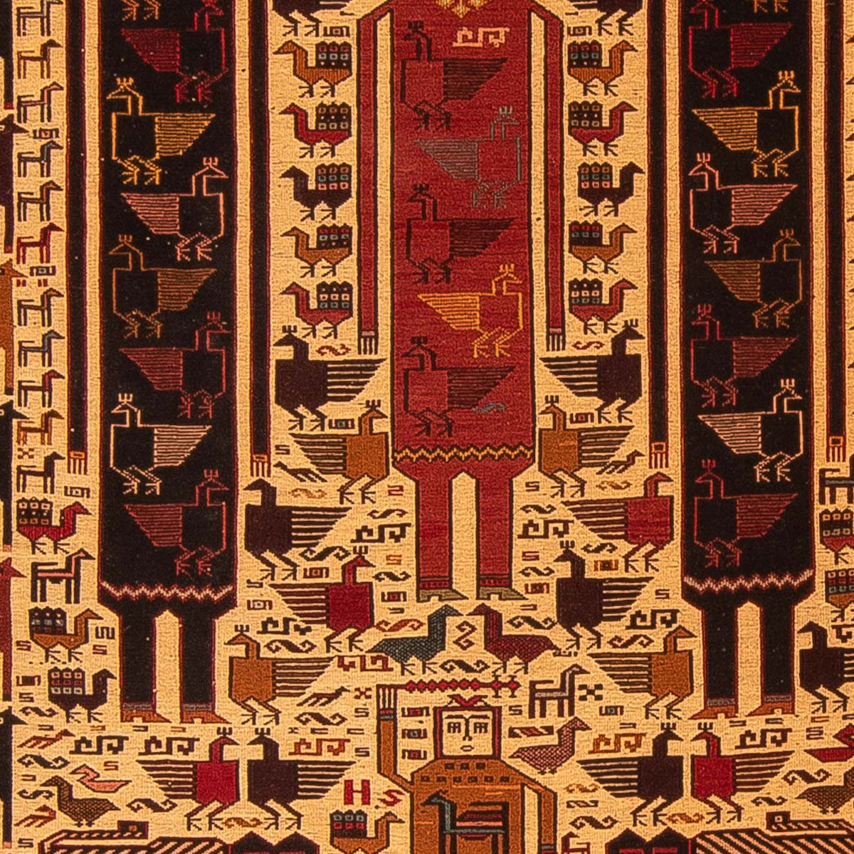 Tapis Kelim - Oriental - 200 x 122 cm - beige