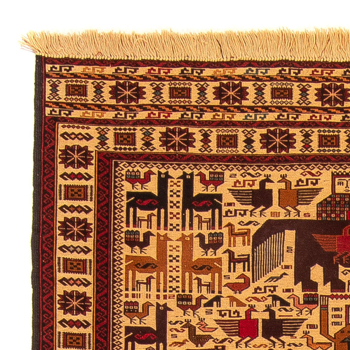 Tapis Kelim - Oriental - 200 x 122 cm - beige