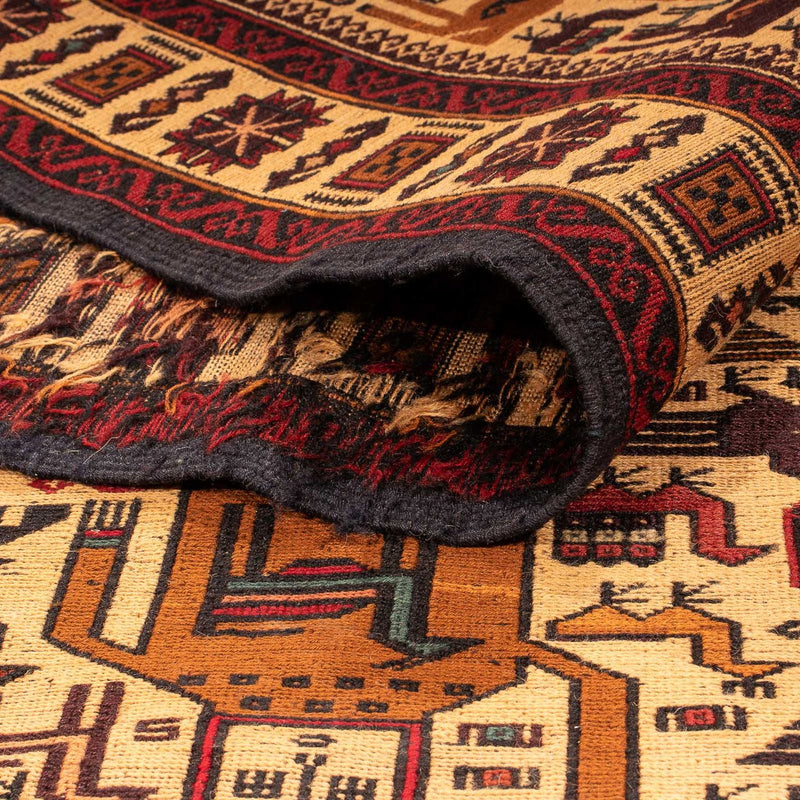 Tapis Kelim - Oriental - 200 x 122 cm - beige