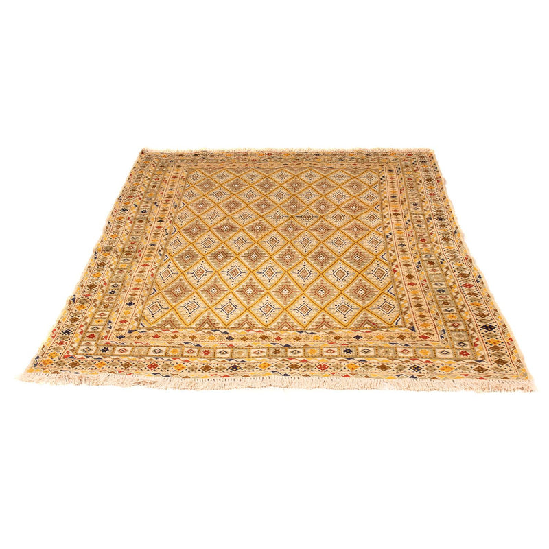 Tapis Kelim - Oriental - 190 x 148 cm - marron clair