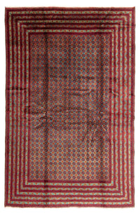 Tapis afghan - Boukhara - 288 x 198 cm - multicolore