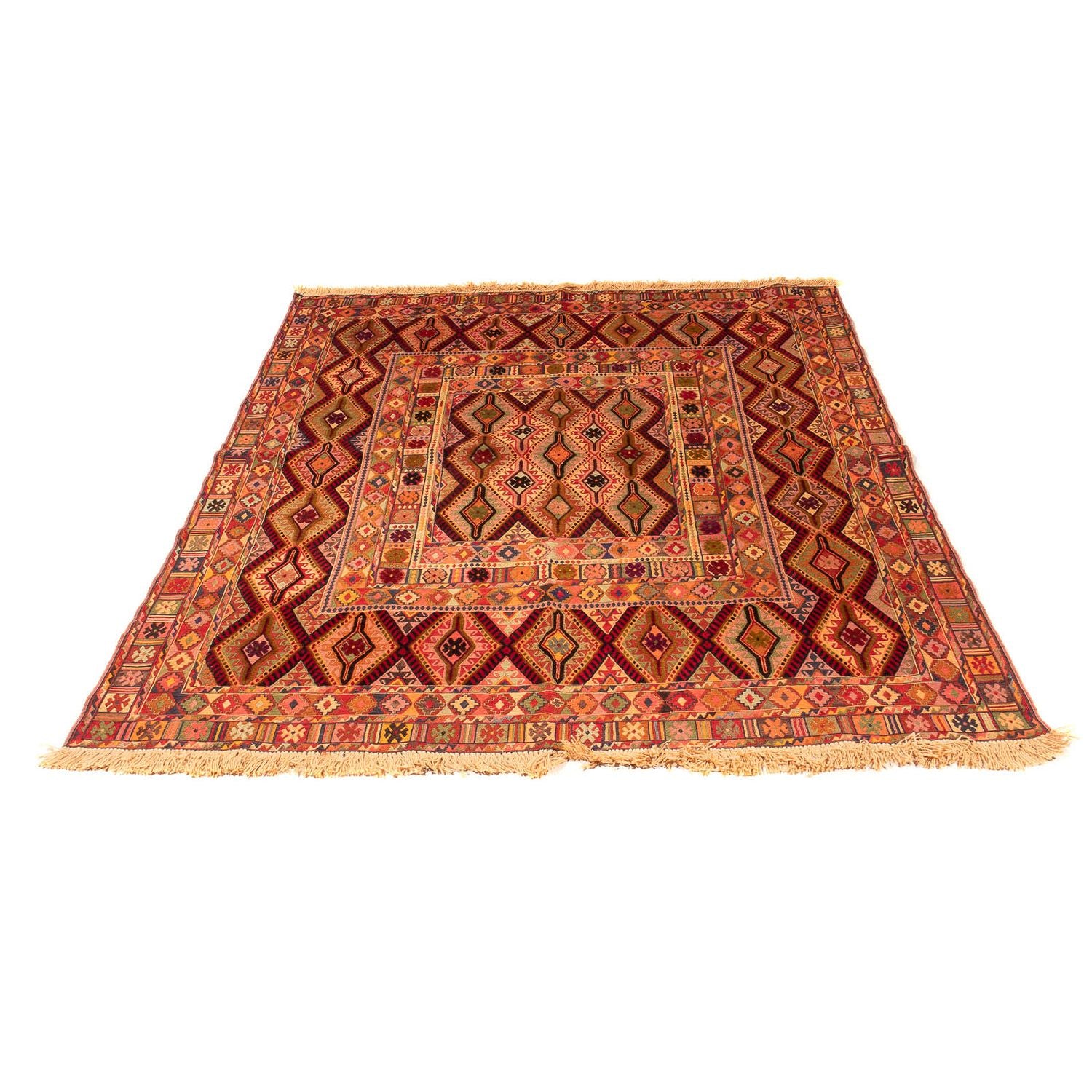 Tapis Kelim - Oriental - 181 x 147 cm - multicolore