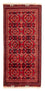 Tapis de couloir Tapis afghan - 106 x 49 cm - rouge foncé