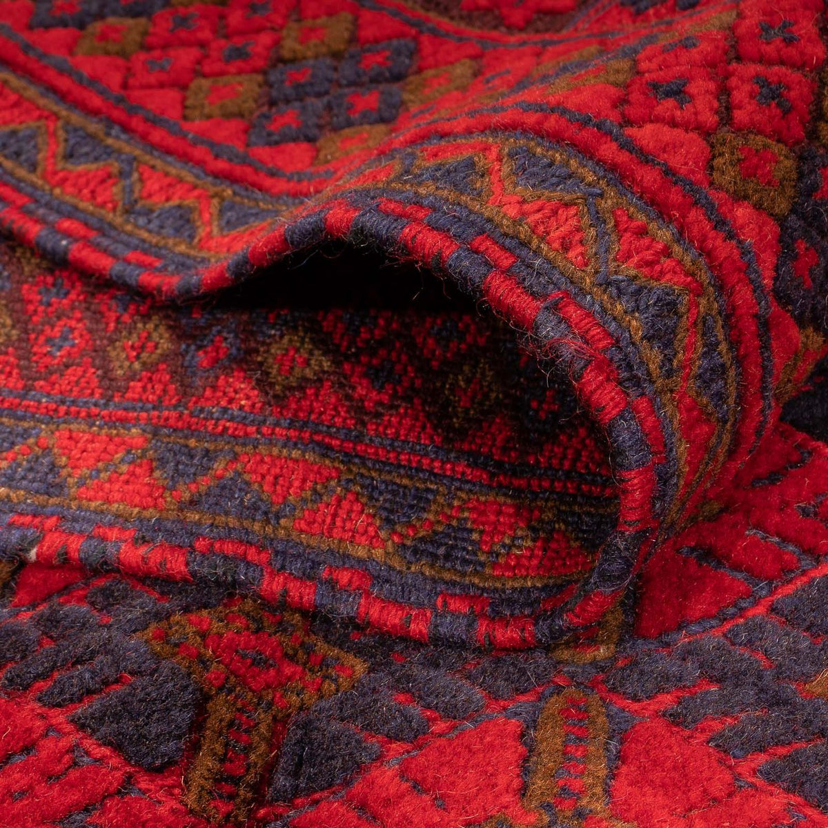 Tapis Kelim - Oriental - 199 x 141 cm - rouge foncé