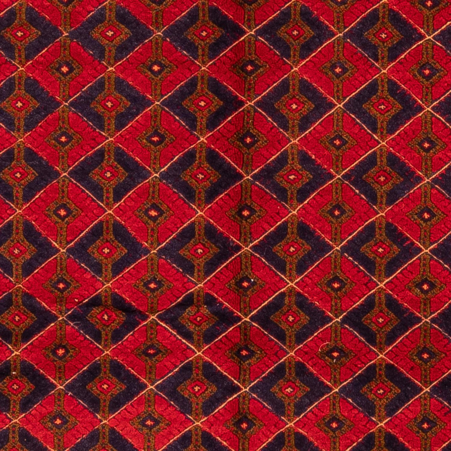 Tapis Kelim - Oriental - 198 x 151 cm - rouge foncé