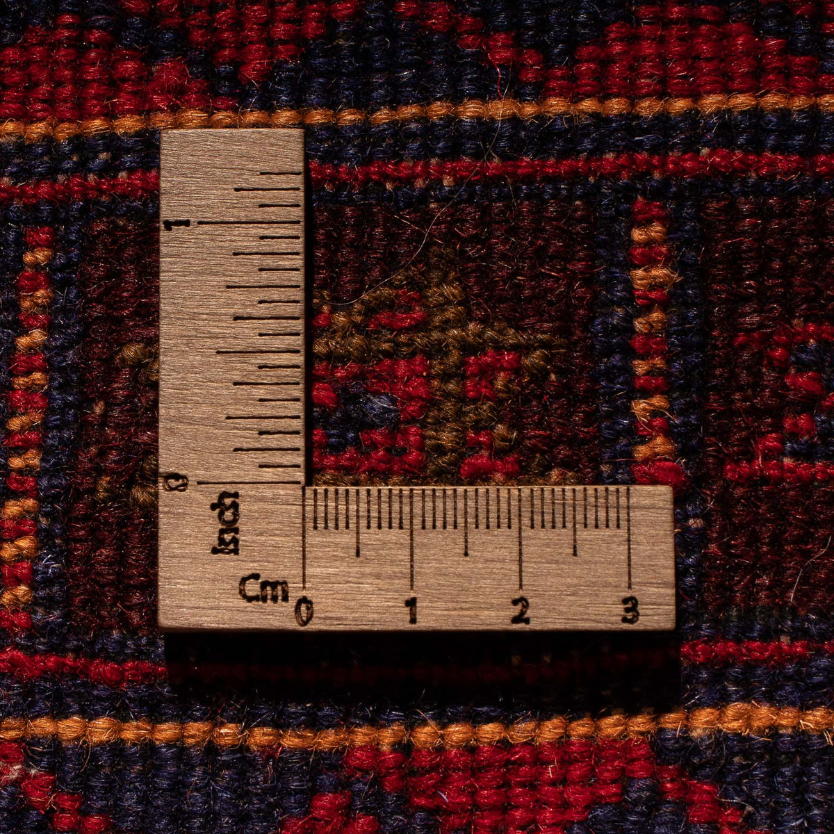 Tapis Kelim - Oriental - 202 x 153 cm - rouge foncé