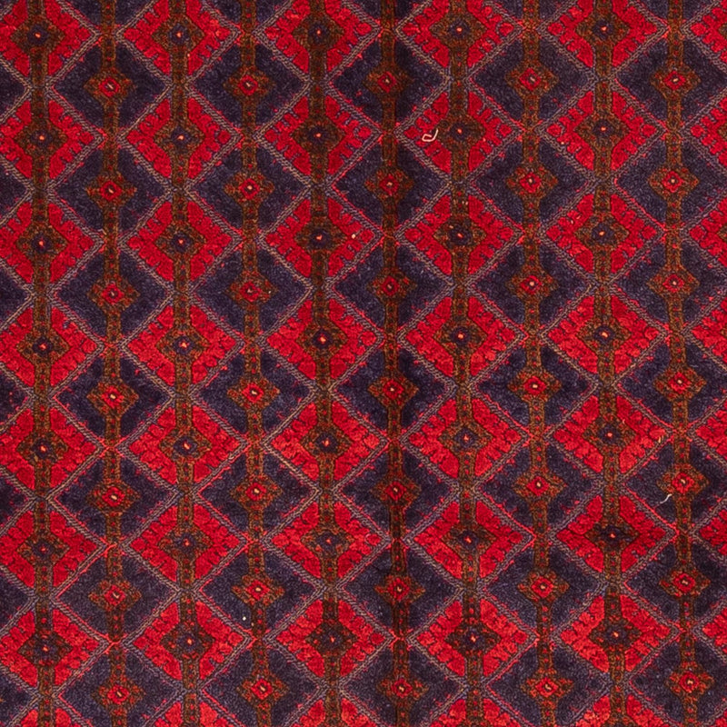 Tapis Kelim - Oriental carré  - 187 x 158 cm - rouge foncé