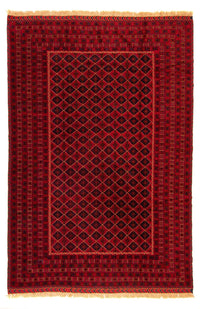 Tapis Kelim - Oriental - 289 x 205 cm - rouge foncé