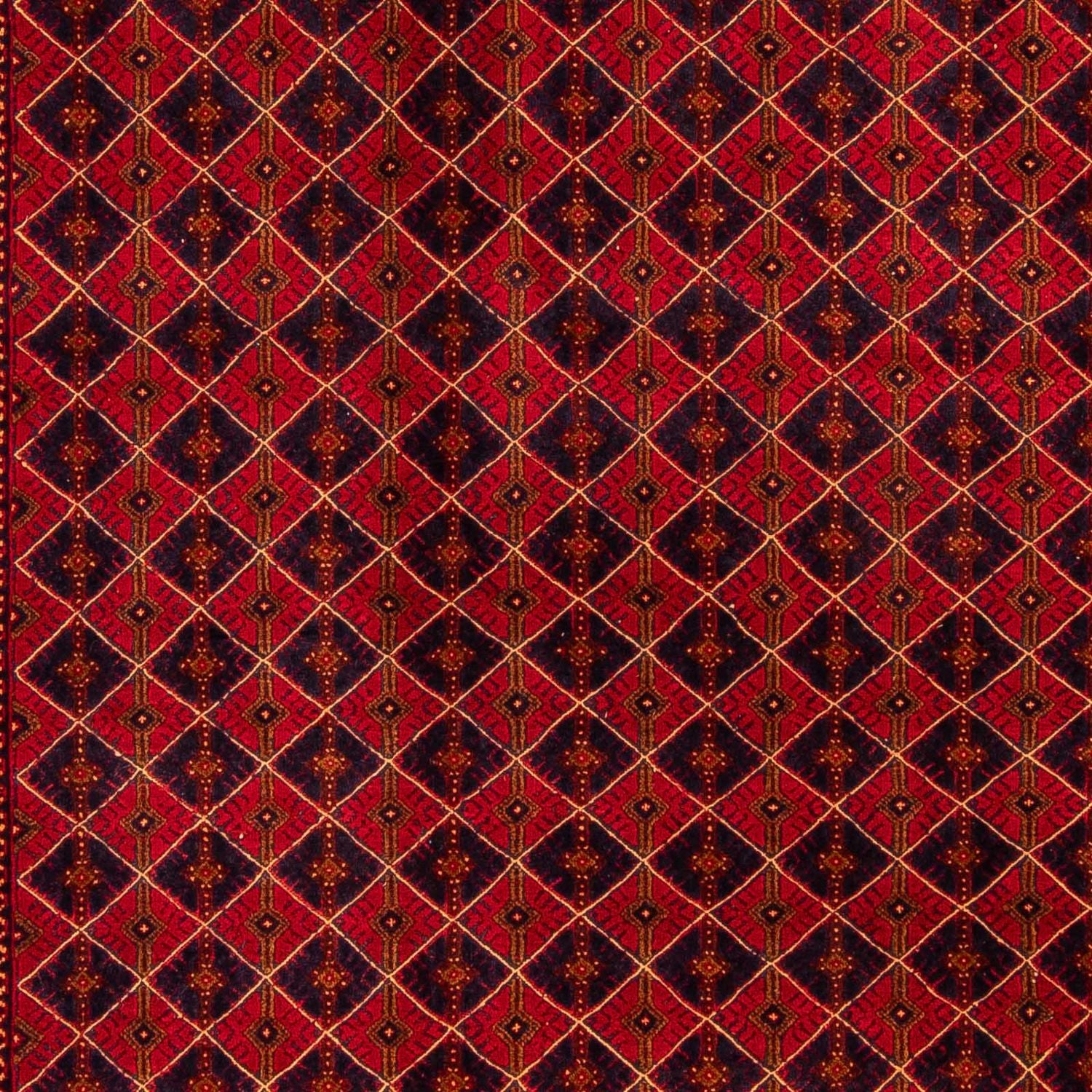 Tapis Kelim - Oriental - 296 x 196 cm - rouge foncé