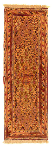 Tapis de couloir Tapis Kelim - Oriental - 194 x 61 cm - marron