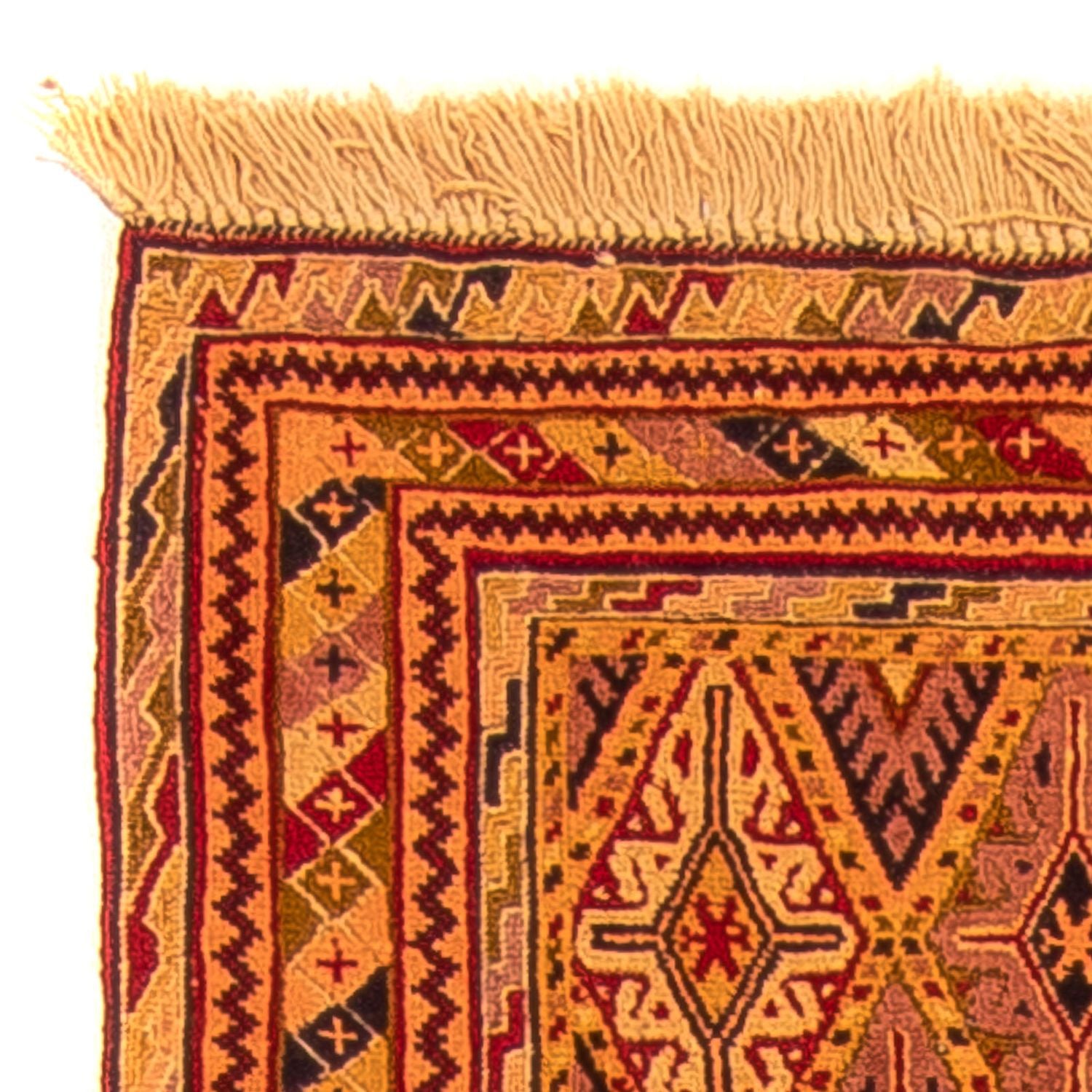 Tapis de couloir Tapis Kelim - Oriental - 194 x 61 cm - marron