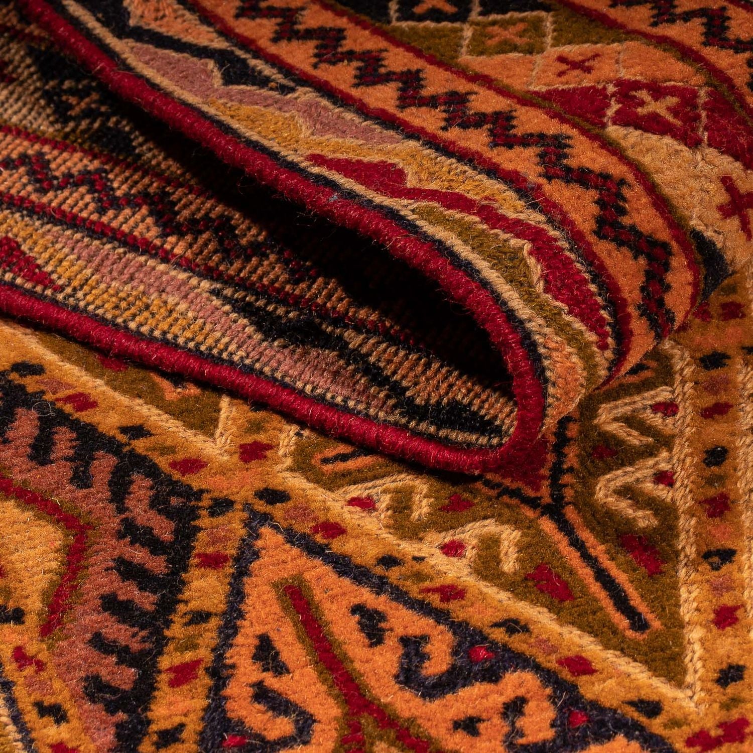 Tapis de couloir Tapis Kelim - Oriental - 194 x 61 cm - marron