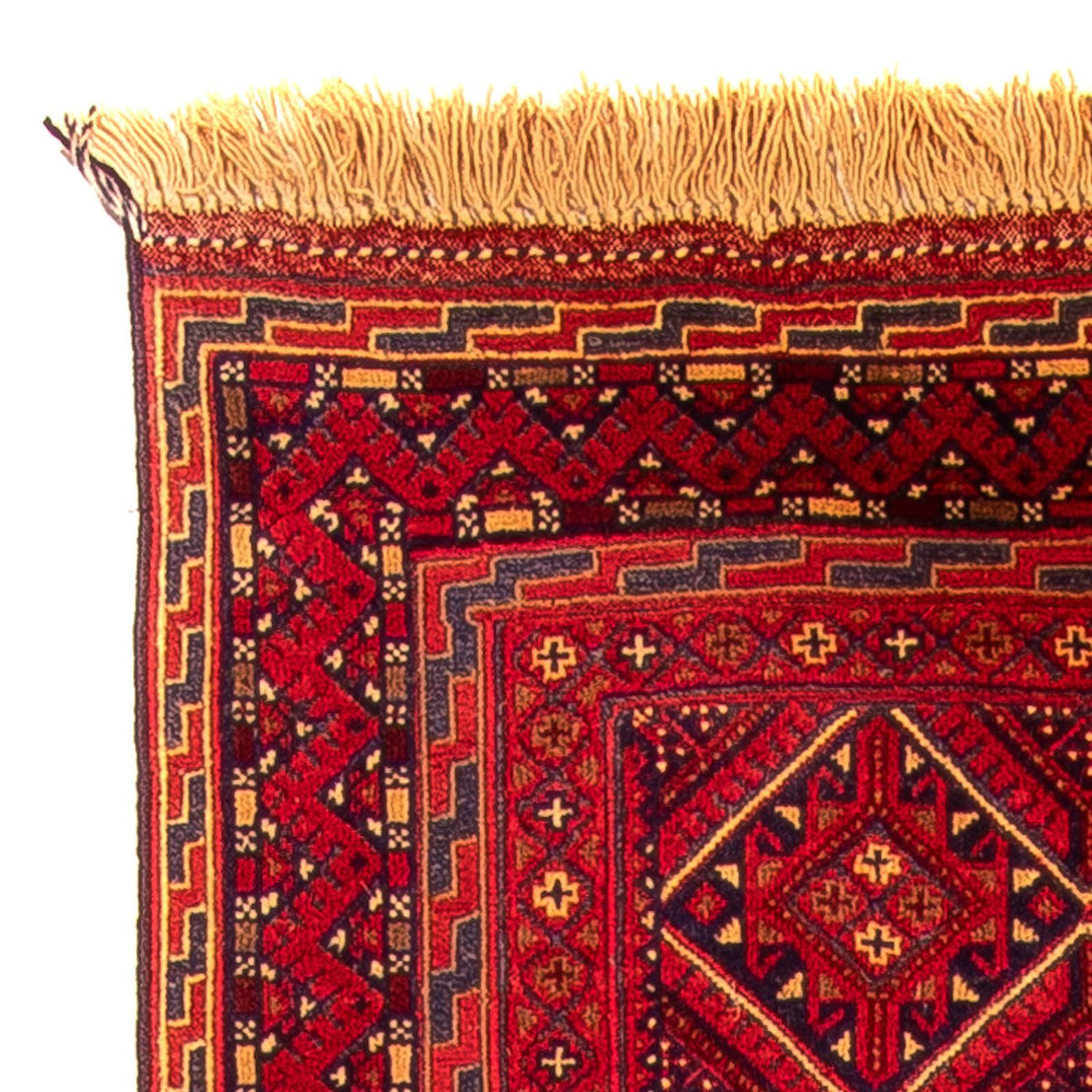 Tapis de couloir Tapis Kelim - Oriental - 279 x 81 cm - rouge foncé