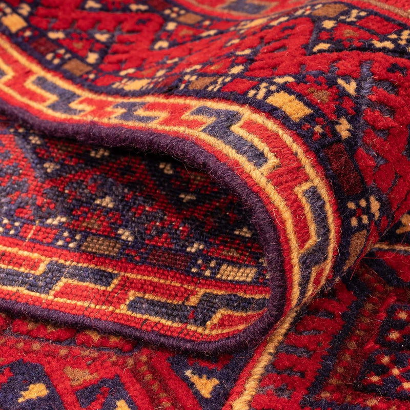 Tapis de couloir Tapis Kelim - Oriental - 279 x 81 cm - rouge foncé