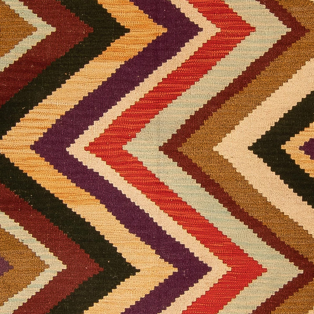 Tapis Kelim - Splash - 203 x 145 cm - multicolore