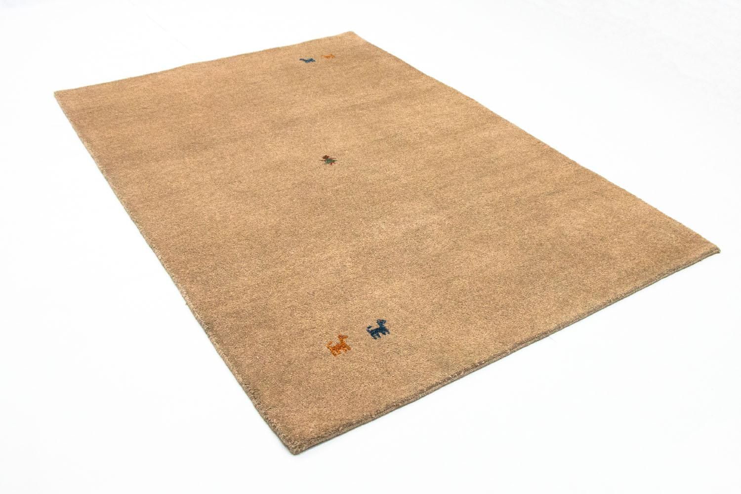 Tapis Gabbeh - Indus - 200 x 140 cm - marron