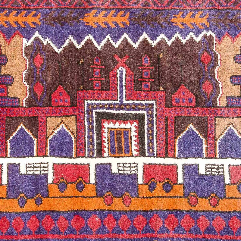 Tapis Belutsch - 130 x 83 cm - multicolore