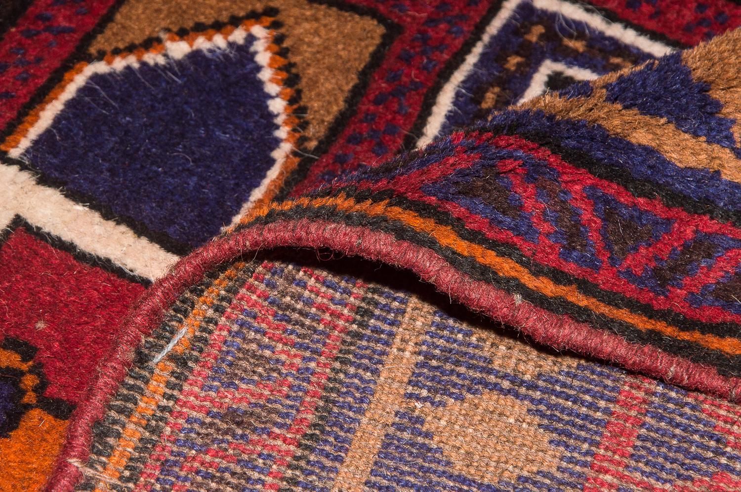 Tapis Belutsch - 130 x 83 cm - multicolore