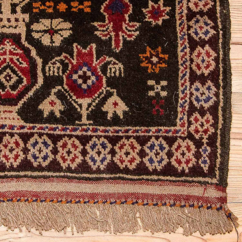 Tapis Belutsch - 133 x 77 cm - marron