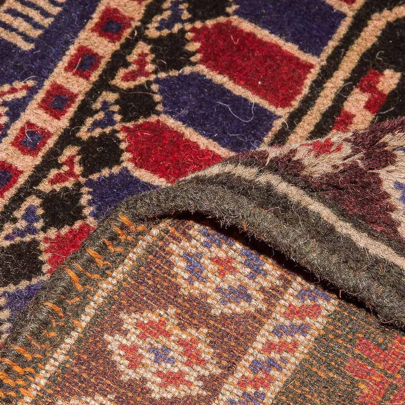 Tapis Belutsch - 133 x 77 cm - marron