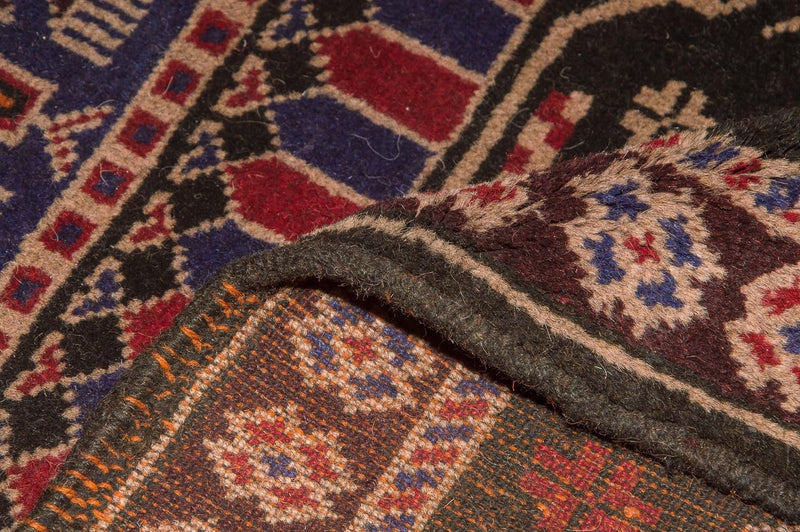 Tapis Belutsch - 133 x 77 cm - marron