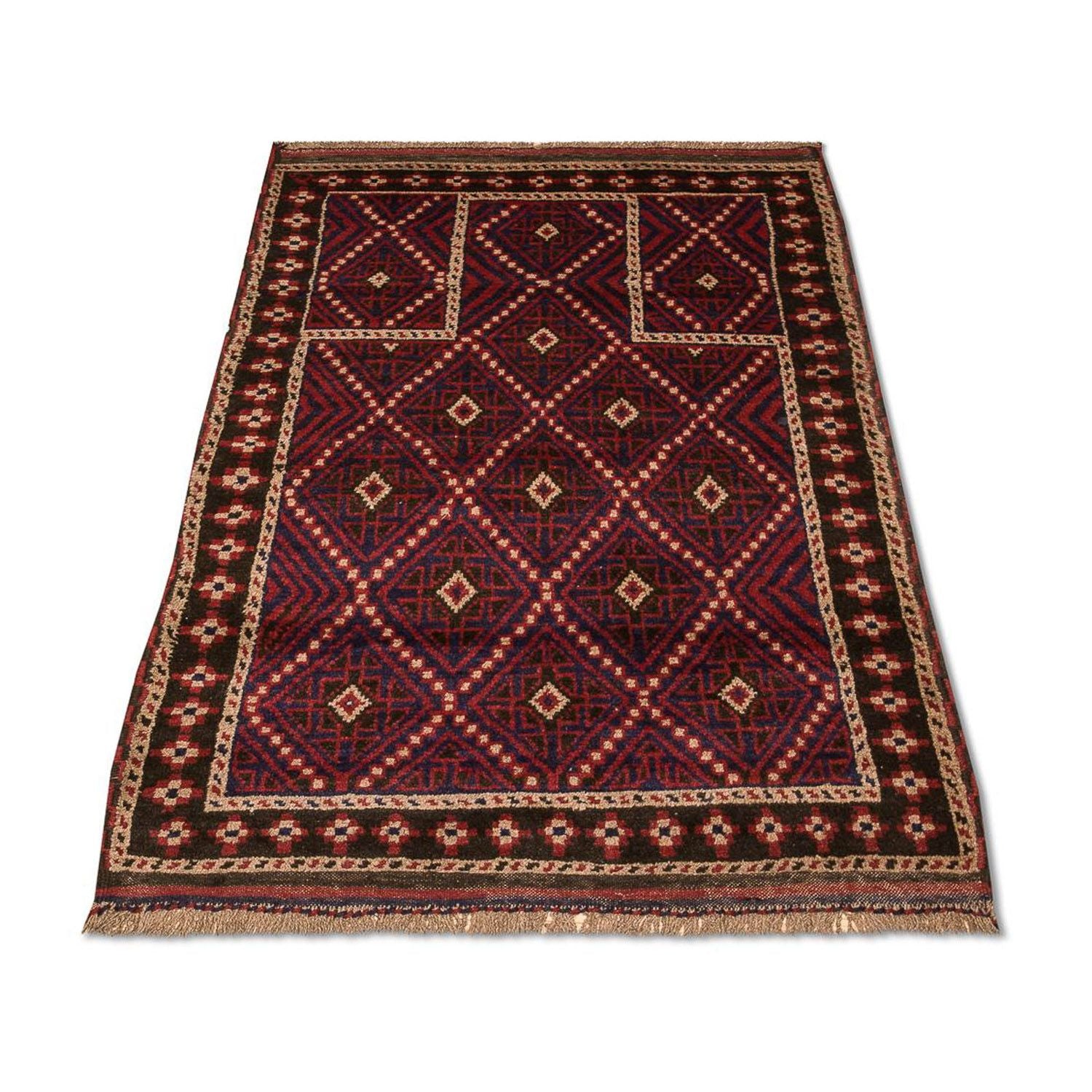 Tapis Belutsch - 127 x 85 cm - multicolore