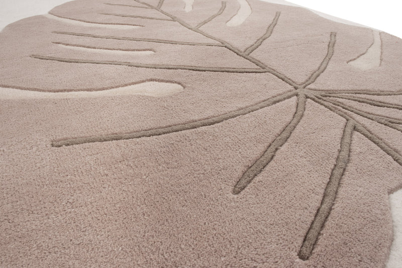 Monstera Leaf Tapis en Laine
