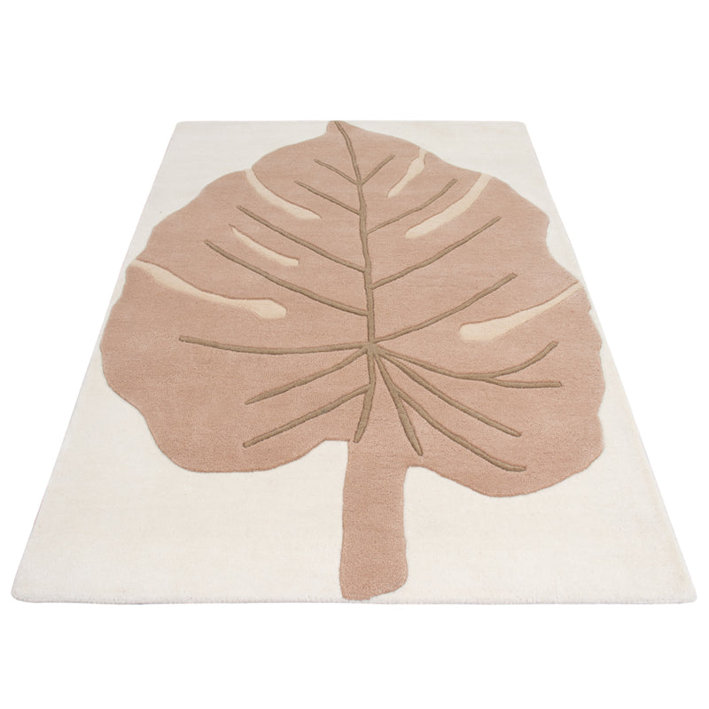 Monstera Leaf Tapis en Laine