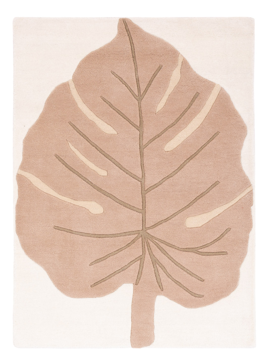 Monstera Leaf Tapis en Laine