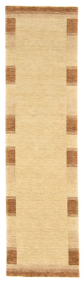 Tapis de couloir Tapis Gabbeh - Indus - 200 x 80 cm - beige