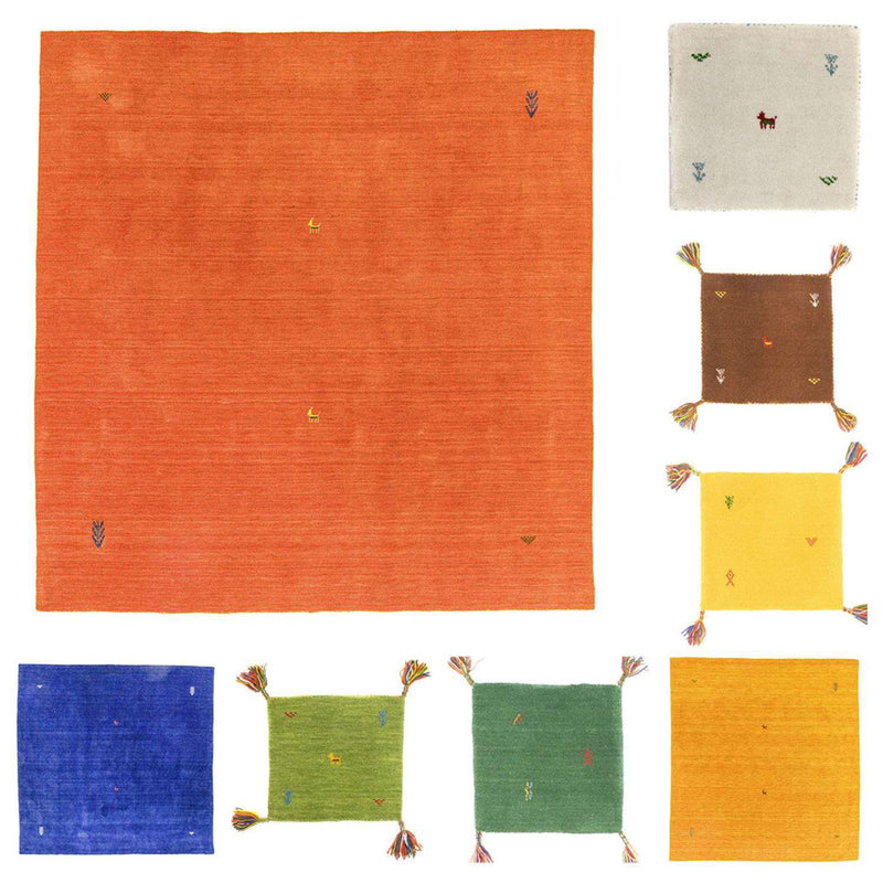 Tapis Gabbeh indien Tapis Agra - Tapis en laine