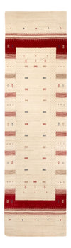 Tapis Loribaft tissé Tapis Aurora Flair - Tapis en laine - Tapis de couloir / Beige / 80 x 300 cm Tapis de couloir