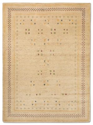 Tapis Gabbeh - Loribaft Persan - 400 x 300 cm - beige