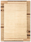Tapis Népalais - Tapis en laine - Rectangle / Beige / 70 x 140 cm Rectangle