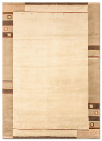 Tapis Népalais - 160 x 90 cm - beige