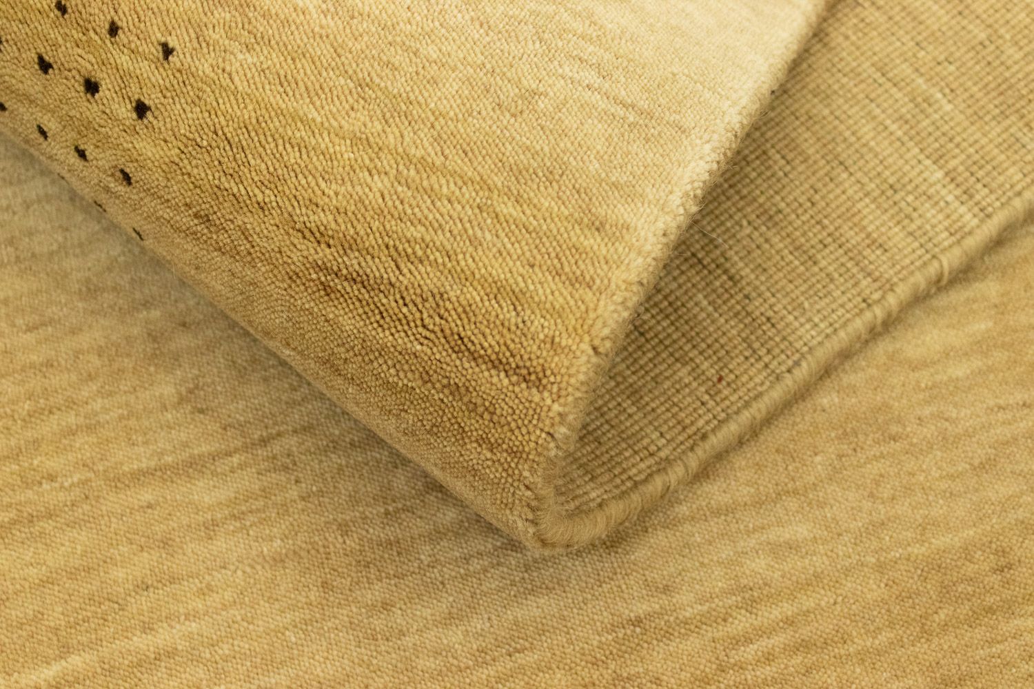 Tapis de couloir Tapis Gabbeh - Indus - 200 x 80 cm - beige